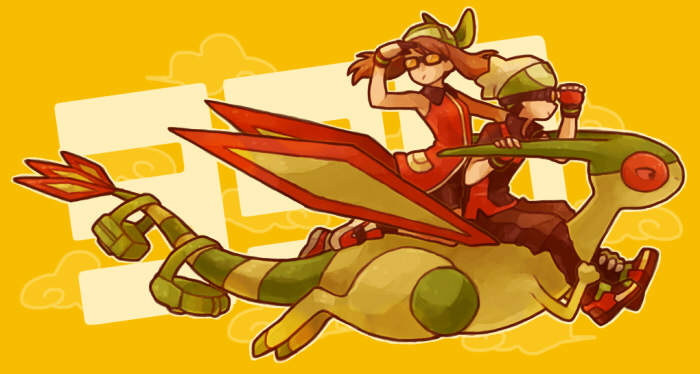 Flygon image, artwork by ikra (katacoly)